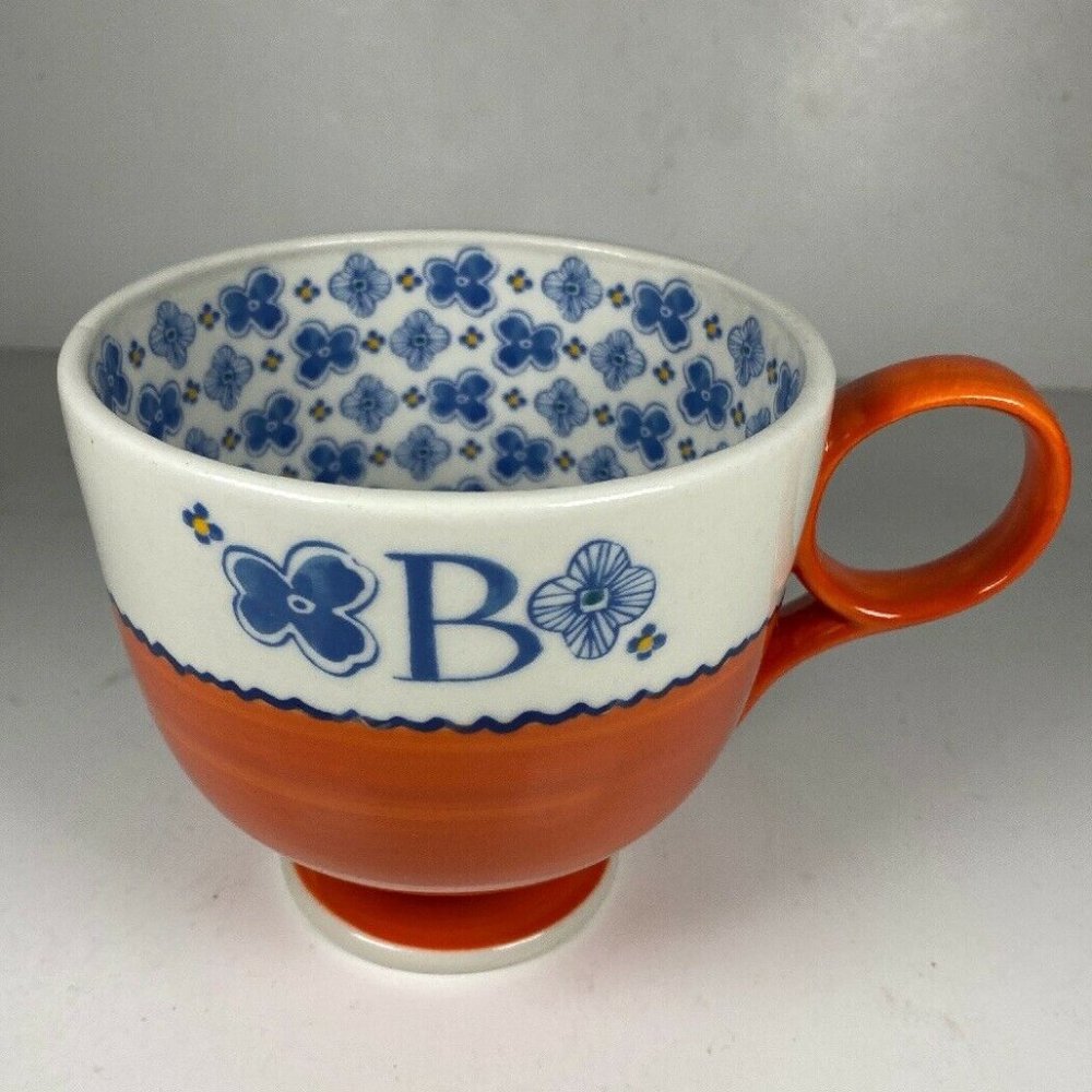 Anthropologie Monogram Mug B New